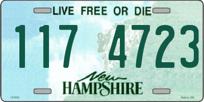 NH license plate 1174723