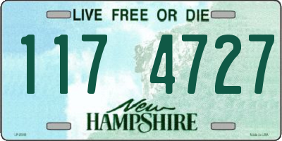 NH license plate 1174727