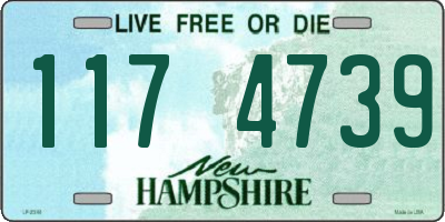 NH license plate 1174739
