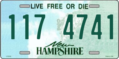 NH license plate 1174741