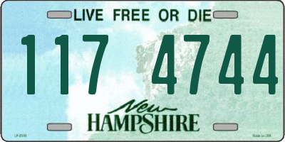 NH license plate 1174744