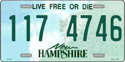 NH license plate 1174746
