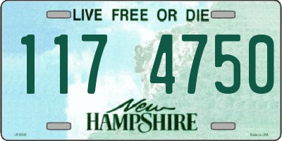 NH license plate 1174750