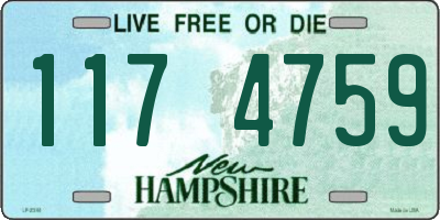 NH license plate 1174759