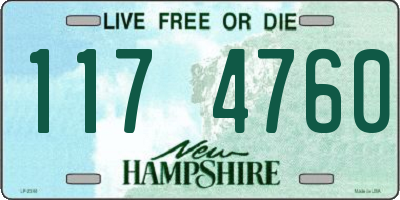 NH license plate 1174760
