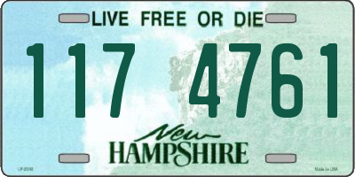 NH license plate 1174761