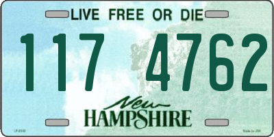 NH license plate 1174762
