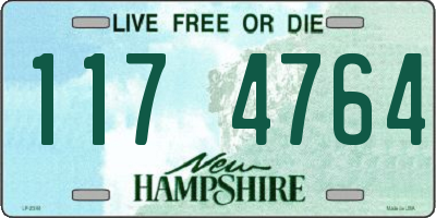 NH license plate 1174764