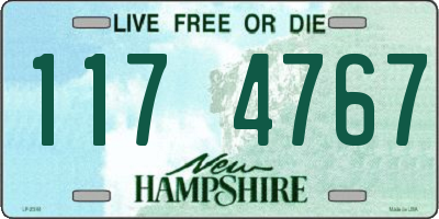 NH license plate 1174767