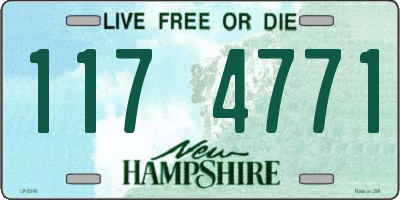 NH license plate 1174771