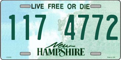NH license plate 1174772