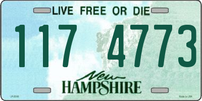 NH license plate 1174773
