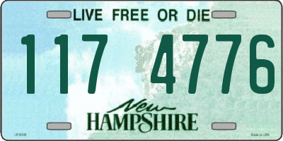NH license plate 1174776