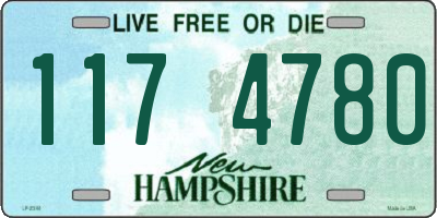 NH license plate 1174780