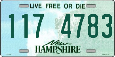 NH license plate 1174783