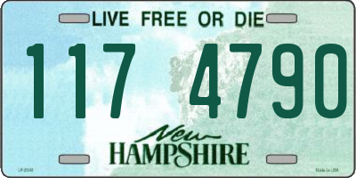 NH license plate 1174790