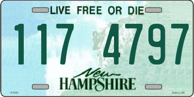 NH license plate 1174797