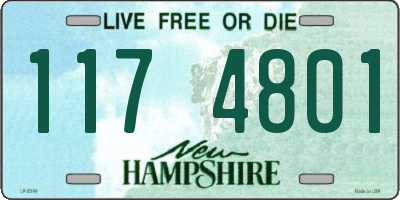 NH license plate 1174801