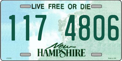 NH license plate 1174806