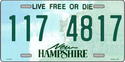 NH license plate 1174817