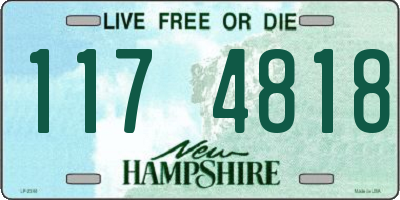 NH license plate 1174818