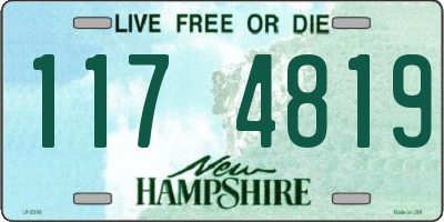 NH license plate 1174819