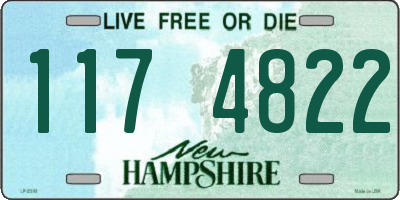 NH license plate 1174822