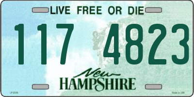 NH license plate 1174823