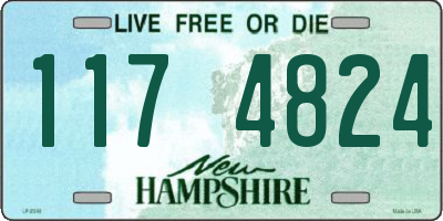NH license plate 1174824