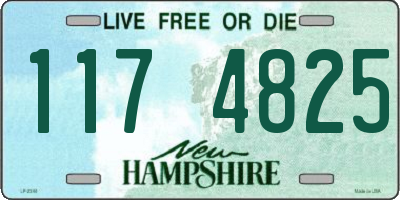 NH license plate 1174825