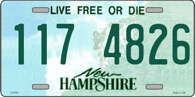NH license plate 1174826