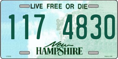 NH license plate 1174830