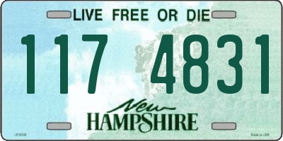 NH license plate 1174831