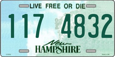 NH license plate 1174832