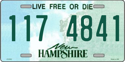 NH license plate 1174841