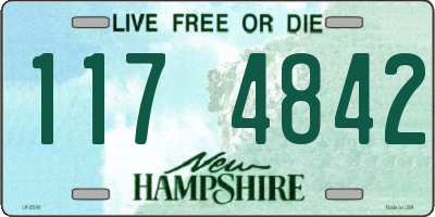NH license plate 1174842