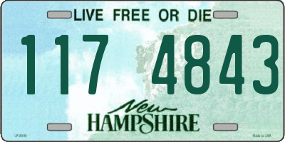NH license plate 1174843