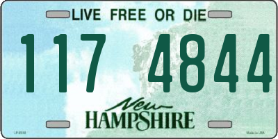 NH license plate 1174844