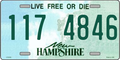 NH license plate 1174846