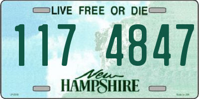 NH license plate 1174847