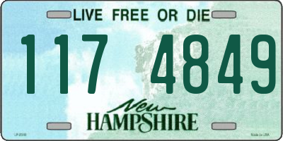 NH license plate 1174849