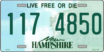 NH license plate 1174850