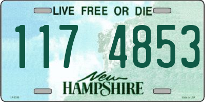 NH license plate 1174853