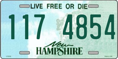 NH license plate 1174854