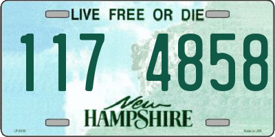 NH license plate 1174858