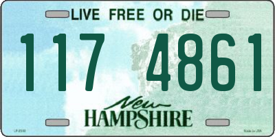 NH license plate 1174861