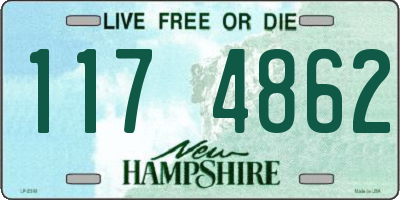 NH license plate 1174862