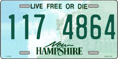 NH license plate 1174864