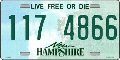 NH license plate 1174866