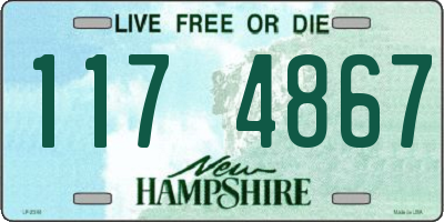NH license plate 1174867